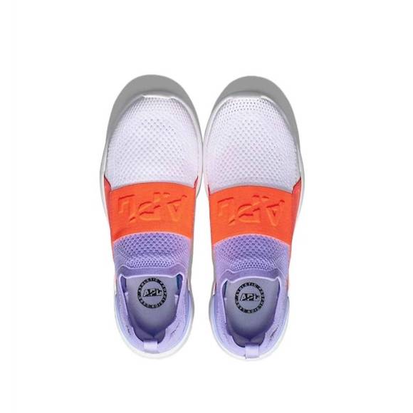 NEW APL women's techloom bliss sneaker in bellflower impulse red